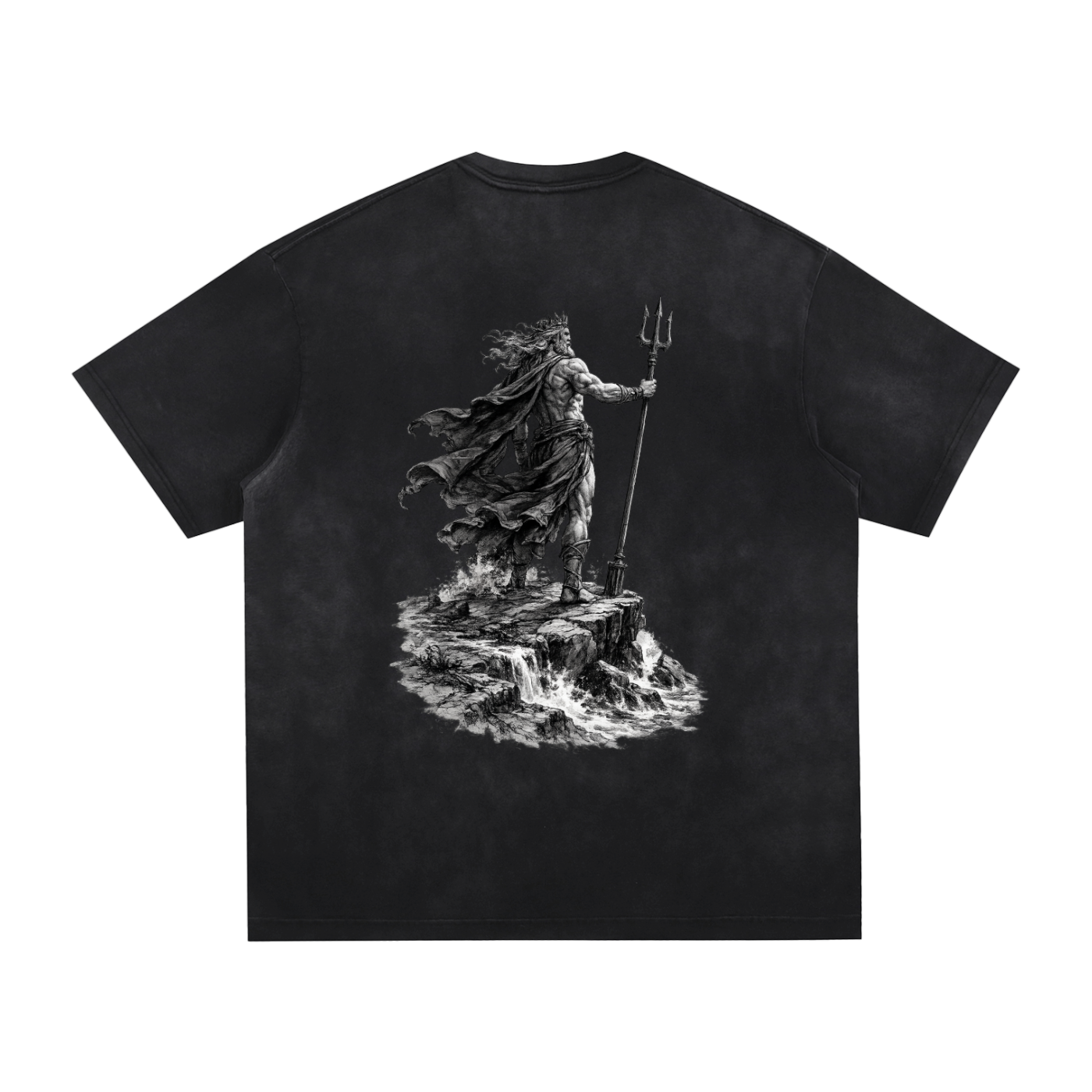 Vintage Washed Hand-Frayed T-Shirt