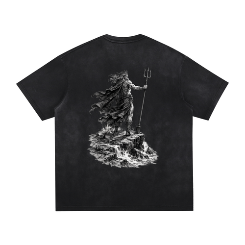 Vintage Washed Hand-Frayed T-Shirt